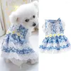 Ropa para perros Disfraz adorable para mascotas Vestido de verano para gatos