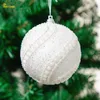 Party -Dekoration Teellook 10pcs 8cm White Bubble Christmas Ball El Mall Tree Anhänger