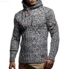 Men's Sweaters Mens Jumpers Sweaters Autumn Winter New Casual Long Sleeve Hooded Sweater Men Warm Slim Fit Knitted Sweater Pullover Men S-XXXL L230719