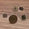 12mm 10mm 8mm Inner Size Copper Silver Earrings Blank Setting Bezel Blank Cabochon Ring Base For DIY Ring 100pcs lot K05122349D