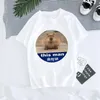 メンズTシャツ面白い動物Capybara Tシャツ男性漫画漫画夏のトップTシャツユニセックスファッションハラジュクグラフィックティーアニメY2K Tシャツ男性230719