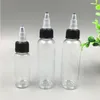 1000Pcs Prezzo di fabbrica 30ml 60ml 100ml 120ml Bottiglie contagocce in plastica trasparente Vendita più calda Bottiglie vuote E liquide Bottiglie PET Ejuice Ciful