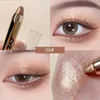 Eye Shadowliner Combination Fade Resistant Gel Pen Waterproof Glitter Eye Shadow Stick Diamond Draping HighlightBrush Makeup 230719