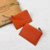 11.9 CM Top quality Togo Card holders Genuine leather City CC Keychain For Credit Cards Short Wallets Women Men Unisex fashion Cowskin Serial Number Come With Box