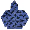 Men's and women's loose large Sweatshirt Simple casual long sleeved hooded Sweatshirt star coat