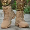 Botas de boa qualidade tornozelo para homens grosso militar sapatos de caminhada ao ar livre masculino inverno clássico 2023