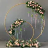 Wedding Arch Metal Circle Background Wrought Iron Shelf Decorative Props DIY Round Party Background Shelf Flower Stand Frame3397