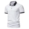 رجال Polos 2023 Summer Polo Tshirt عالية الجودة البرق المطبوعة أزياء الأزياء التنفسية tshirts clothing 230718