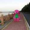 2018 Factory Adult Barney Cartoon Mascot Costumes On Adult Size249B
