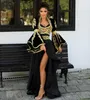 Sexy tradicional kosovo e albanês vestidos de noiva para mulheres festa mangas compridas rendas apliques vestidos de noite vestido de baile 322