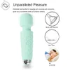 Vibratorer 20 lägen stark vibration uppgraderad mini vibrator USB laddning handhållen kroppsmassager klitoris g-spot vibrators sex leksak för kvinnor 230719