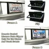 2x Auto US Standard Hidden Electric Retractable Front Rear Flip License Plate Frame HOLDER Remote Control275a