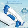 Sable jouer à l'eau amusant pistolet à eau électrique jouets pour enfants pompe automatique induction absorption extérieure grande capacité piscine 230718
