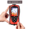 Fish Finder LUCKY FF1108-1CT Portable Fish Finder 100M Depth Fish Alarm Wired Fish Detector 2.4inch TFT Color LCD Fishfinder Fish Locator 230718