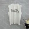 Tank Tops Letter Gedrukt Mouwloos Heren T-shirt Brnad Designer Zomer Ademend Sexy Heren Ondershirt