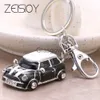 Car Key Fashion alloy car key chain keychain charm women handbag crystal pendant small luxury model car accessories ysk073 x0718