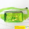 Rainbow PVC Laser Transparent Travel Fanny Pack 6 Colors Hologram Bum Women Purse Waist Bag Mountaineering Belly Bag ZZ