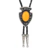 Bolo bağları ucuza dropshipping Western kovboy Hint Kabilesi Bolo Tie Erkekler Moda Okları Çiçekler Rhinestone Corbatas Para hombre HKD230719