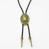 Bijoux personnalisés Cravates New Bolo American western cowboy wolf head bolo tie summer shirt clip HKD230720