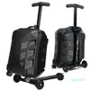 Suitcases 21quot Inch Carry On Luggage Trolley Kids Sit Scooter Travel Suitcase Lazy Case