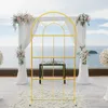 Gold Wedding Stand Arch Backdrop Iron Event Party Props DIY Decoration