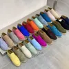 Habiller en daim plat Real Multicolor Femmes Femmes Slip-on Formal Open Walk Chaussures Top Brand Loofers Chaussures Femme 230718 357 470