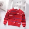 Jersey para niños pequeños, suéteres para niñas, ropa para niños, jersey para bebés, ropa de punto de algodón, cálido invierno otoño HKD230719