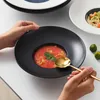 Dinnerware Sets Basin Pasta Ceramic Plate Daily Use Salad Bowl Multi-function Vegetable Washing Pot