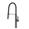 Kitchen Faucets High Quality Brass Sink Faucet One Hole Handle Design Pull Out Rotatable Tap Chrome/Gun Grey/Black