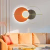 Lámpara de pared BERTH Imagen contemporánea LED Fondo interior creativo Decoración Sconce Light para el hogar Sala de estar Dormitorio