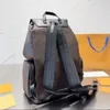 Borsa a tracolla da uomo e da donna Borsa da viaggio stampata alla moda Borsa da arrampicata a conchiglia di grande capacità Borsa da scacchiera classica di marca premium