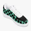 DIY shoes mens running shoes one for men women platform casual sneakers Classic White Black green graffiti green trainers outdoor sports 36-48 10011