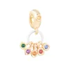 The Avenger Infinity Stones Ciondola Charm Perline d'argento per gioielli che fanno Fit Chairms 925 Pandora Bracciale Bangle Fashion Jewelry231A