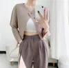 2023 New ISSEY Pleated Dress Luxury Small Coat Short Long Sleeve Cardigan One Button Casual Women's Top