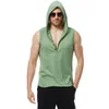 Mens Tank Tops Summer Fashion Hoodie Lightweight Casual Sleeveless Top Cotton Tshirt Thin Quick Dry Sports 230718