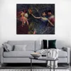 Figurative Art Dancer and Tambourine Edgar Degas Handcrafted Oil Paintings Romantic Artwork Perfect Wall Decor for Living Room