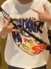 Camisas casuales para hombres Y2k Bolsillo con cremallera Camiseta Hombres Mujeres Camisetas de algodón divertidas Unisex Lightning King Hip Hop Espacio de impresión Pareja suelta Tops 230718
