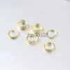 Band Rings 6Pcs/Set Gold Color Adjustable Toe Ring Simple Open Ring Set Women Knuckle Stkable Open Band Hawaiian Beh Foot Jewelry J230719