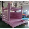 atividades ao ar livre 3 5x3m branco rosa inflável segurança de casamento casa castelo inflável com piscina para crianças jumper comercial hou252f