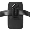 Universal Nylon Holster midjepaket Bältesklipp för mobiltelefonmidjepåsfodral med bältesklipp för iPhone Samsung Huawei 4,7 till 7,2 tum mobiltelefon