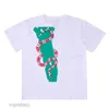Masowe męskie białe wąż t-shirt słynna koszulka projektantowa Big v High Quality Hip Hop Men Kobiety Krótki rękaw S-XL 222