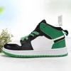 Jumpman 1S 1 Kids Basketball Shoes Toddlers Sneakers High Boys Trainers Lucky Green University Blue Chicago Patent Bred Black White Fierce Pink Childr