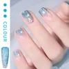 Gel pour ongles paillettes de luxe colle polonaise Flash explosif feuille haute densité clignotant rebond cristal réfléchissant or 230718