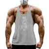 Mannen Tank Tops Professionele Bodybuilding Sport Y Back Fitness Tank Top Mannen Zomer Katoenen Fitness Pak Mouwloos Muscle Shirt 230718