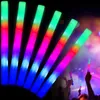 Sticks LED-lichtsticks 30 stuks LED-lichtgevende sticks Party Rave Foam Glow Stick Fluorescerend donker licht voor bar Bruiloft Verjaardag Festival Con