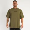 Camisetas masculinas Roupa de rua Camiseta de algodão Verão Lazer Simples Gola redonda Manga curta Jogger Moda Exercício Roupas esportivas