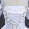 Alice in Wonderland 2 The White Queen Mirana Cosplay Dress Costume2205