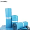 100Pcs 5 size Large Plastic Envelope Self Adhesive Seal Courier Storage Bag Blue Poly Mailer Mailing Bag Stationery13469