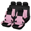 Car Seat Covers Embroidery Set Universal Fit Most Cars With Tire Track Detail Styling Protector Rear Back