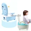 Potties Seats Cartoon Children's Toolient Animal Pattern KidsTyty Training Seat Children's Babyトイレポットトレーニングパン便座X0719